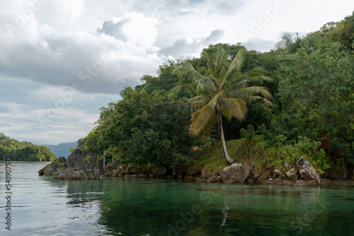 Seascape at Cendrawasih bay National Park. West Papua
