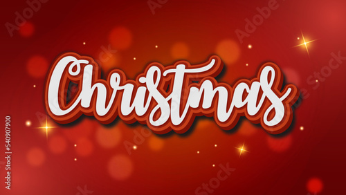 Merry Christmas 3d Style Editable Text Effects Template design