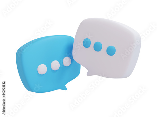 speech text box for discussing and giving advice to customers