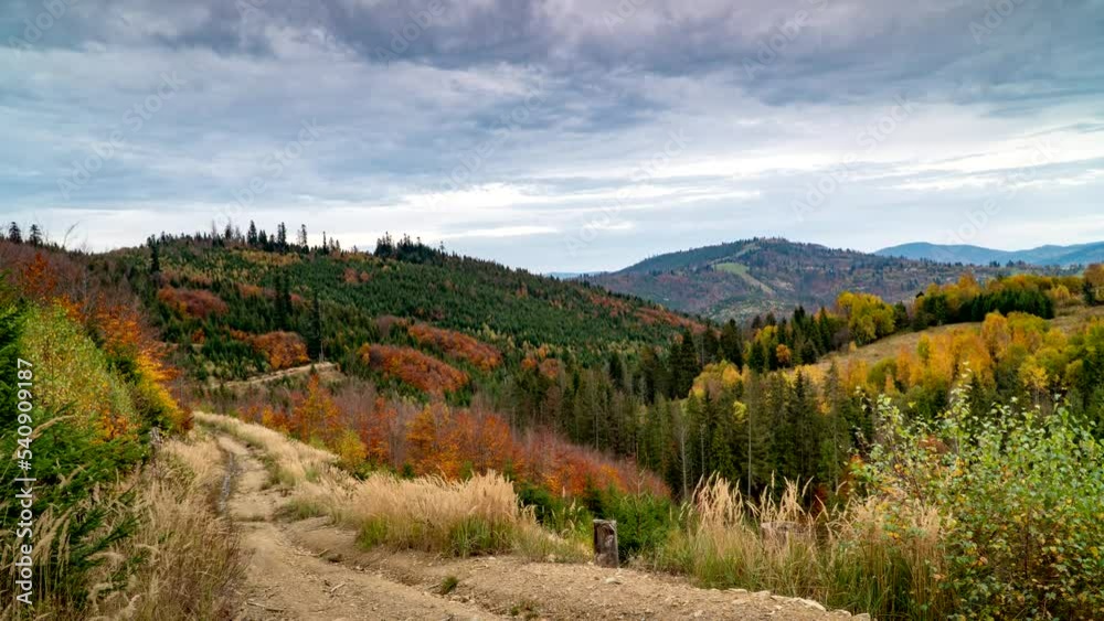 Autumn scenery in the mountains. Autumn scenery in the mountains.