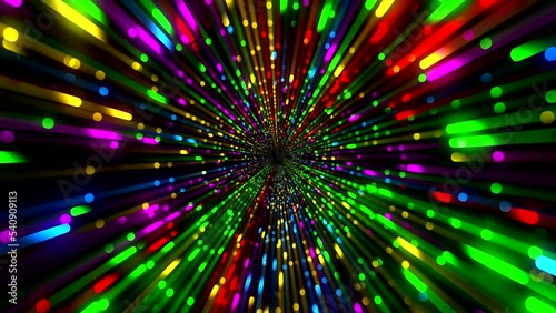 Concert Elements Panel with the LED bulb. 4k Abstract background art neon scene for green screen footages projector and etc. for disco  party concert  tv show festival or presentation, lights Motion 