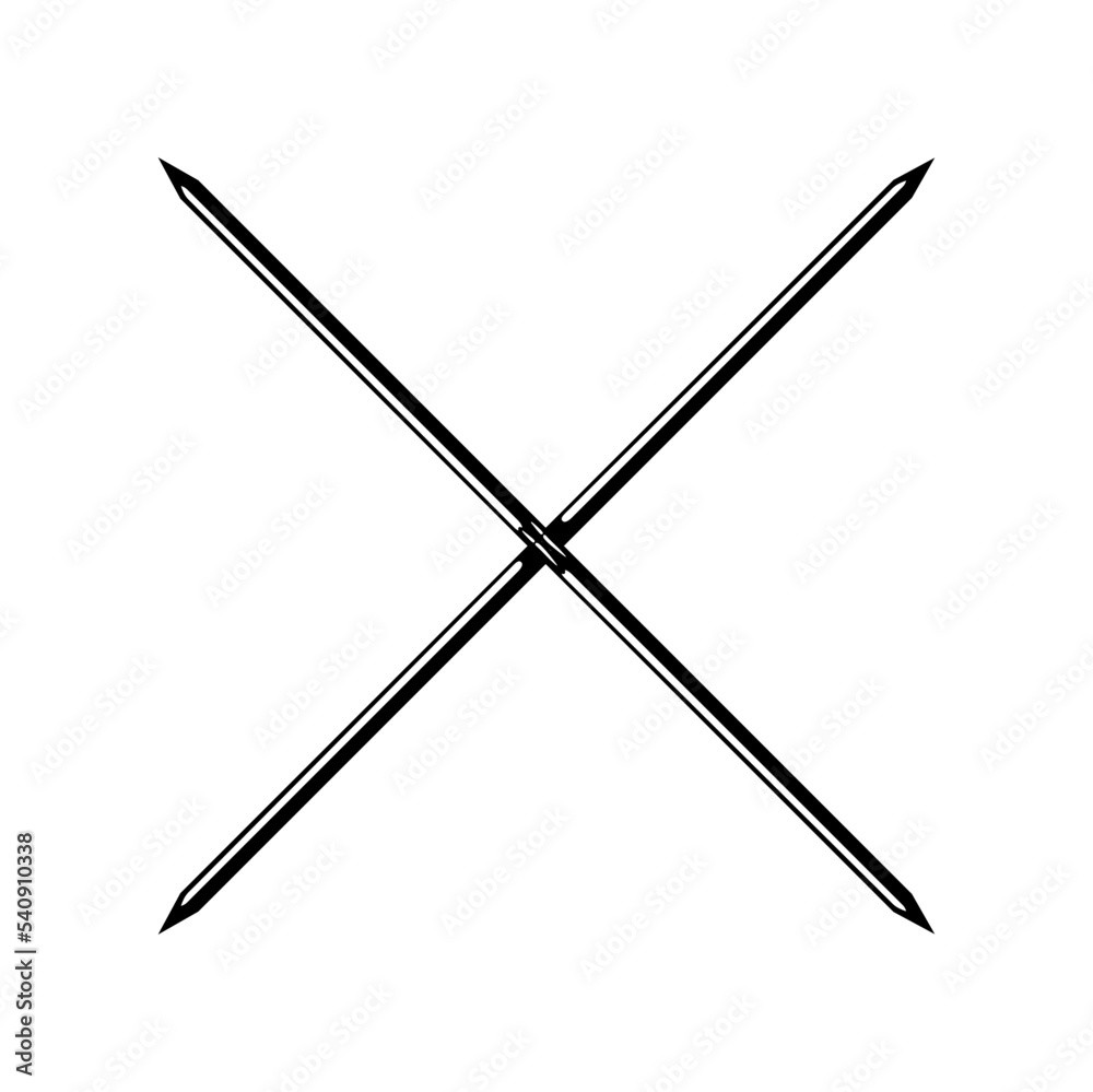 Nails Tools Silhouette for Art Illustration, Logo, Pictogram or Graphic Design Element. Vector Illustration