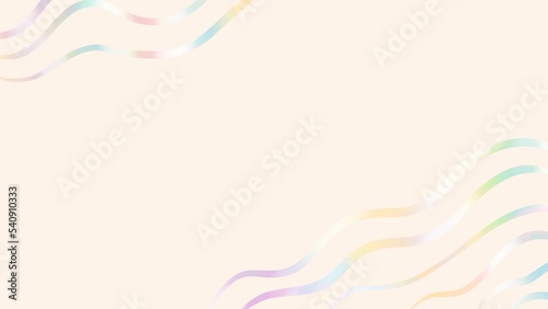 Pastel background with colorful gradient waves