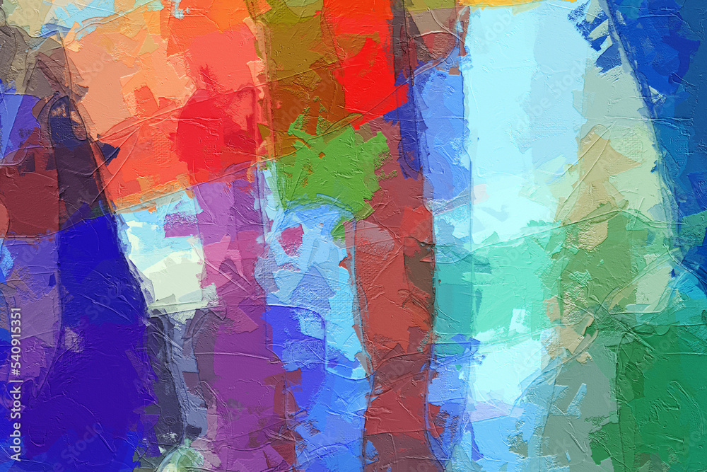 Fototapeta premium abstract colorful geometric texture illustration