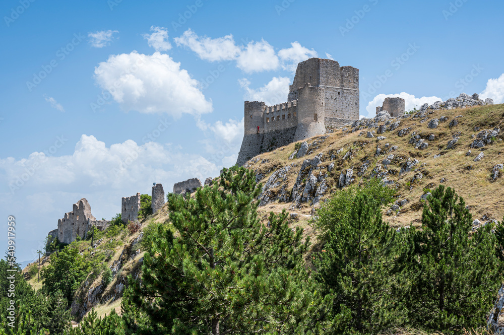 the beautiful castle of Rocca Calascio and where the film Ladyhawke was filmed