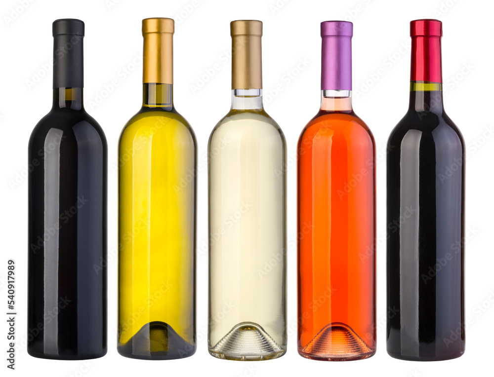 Set of wine bottles Set of wine bottles