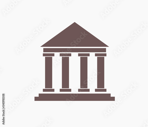 Courthouse Design Crime & Punishment Icon