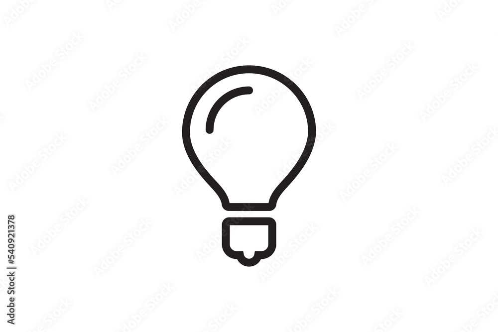 Electric light bulb icon. Electricity lamp symbol. Vector illumination sign. Electric light bulb icon. Electricity lamp symbol. Vector illumination sign.