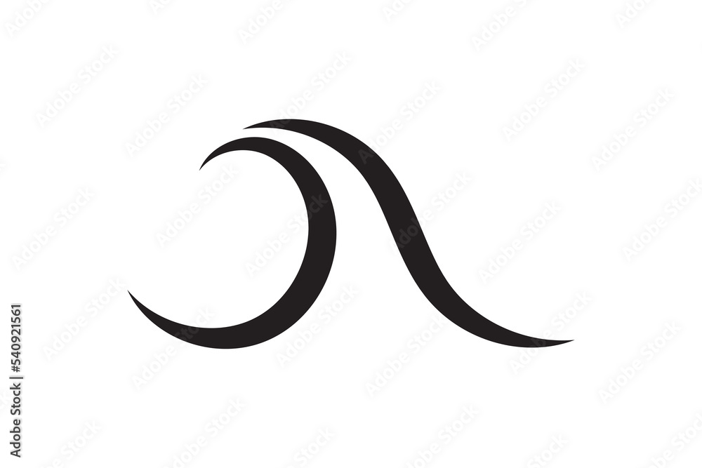 Sea icon wave illustration vector design. Ocean logo graphic element. Aqua symbol. Sea icon wave illustration vector design. Ocean logo graphic element. Aqua symbol.