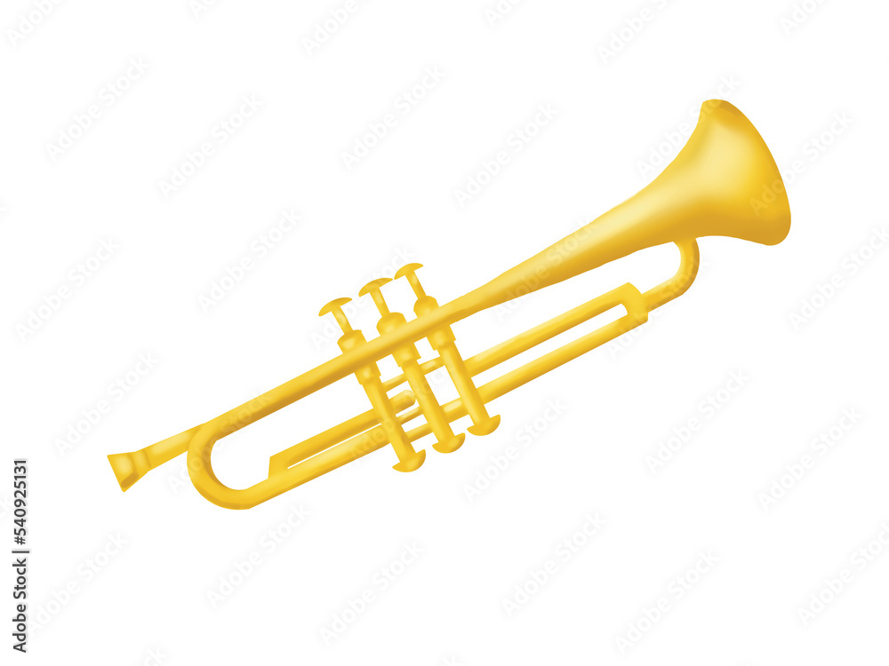 trumpet isolated on transparent background trumpet isolated on transparent background