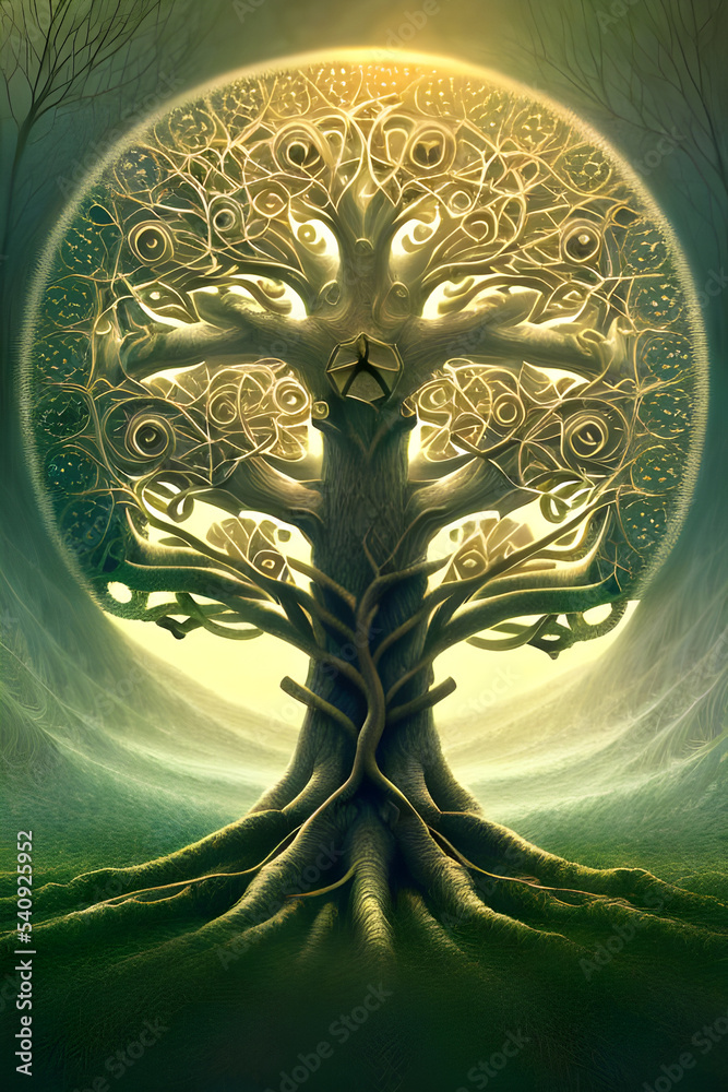 tree of life / spiritual tree - garden of eden - tree of the knowledge ...