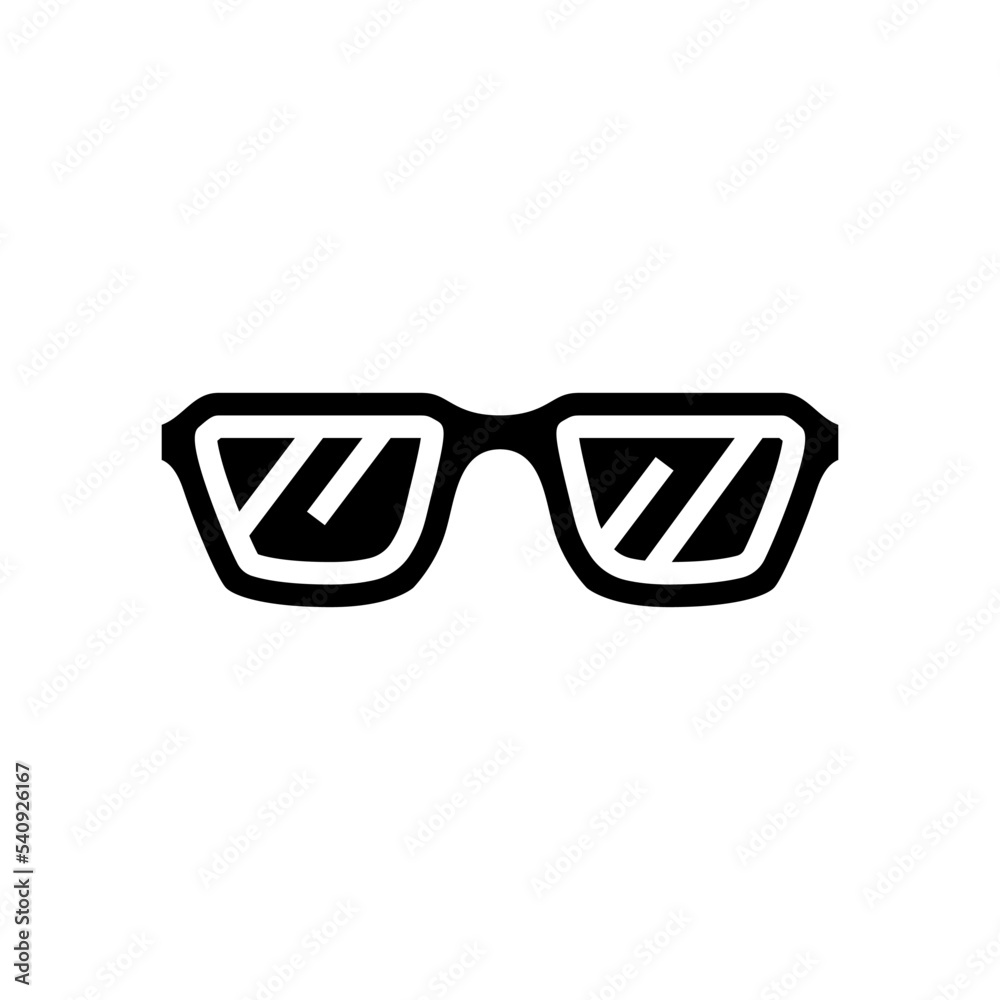beach glasses frame glyph icon vector. beach glasses frame sign. isolated symbol illustration beach glasses frame glyph icon vector. beach glasses frame sign. isolated symbol illustration