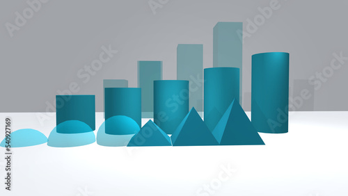 business graph with arrow