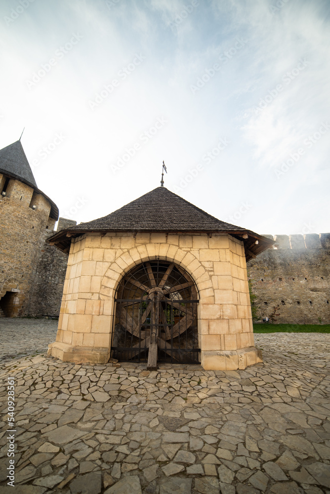 Fototapeta premium Old castle decorative elements of architecture
