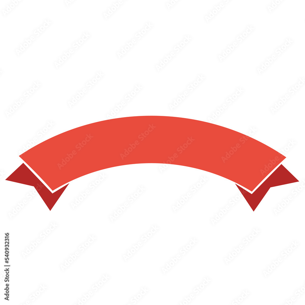 Ribbon for lettering in retro style Ribbon for lettering in retro style