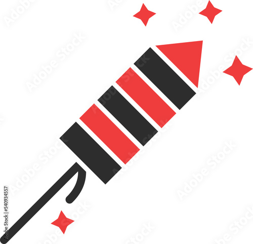 Firework Vector Icon which is suitable for commercial work and easily modify or edit it 