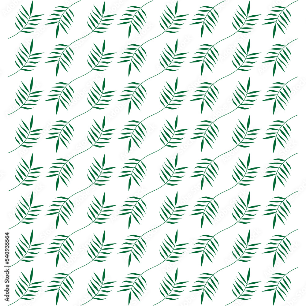 Vector background with leaf pattern Vector background with leaf pattern
