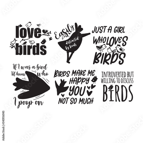 Birds quotes. Birdwatcher t-shirt  illustration