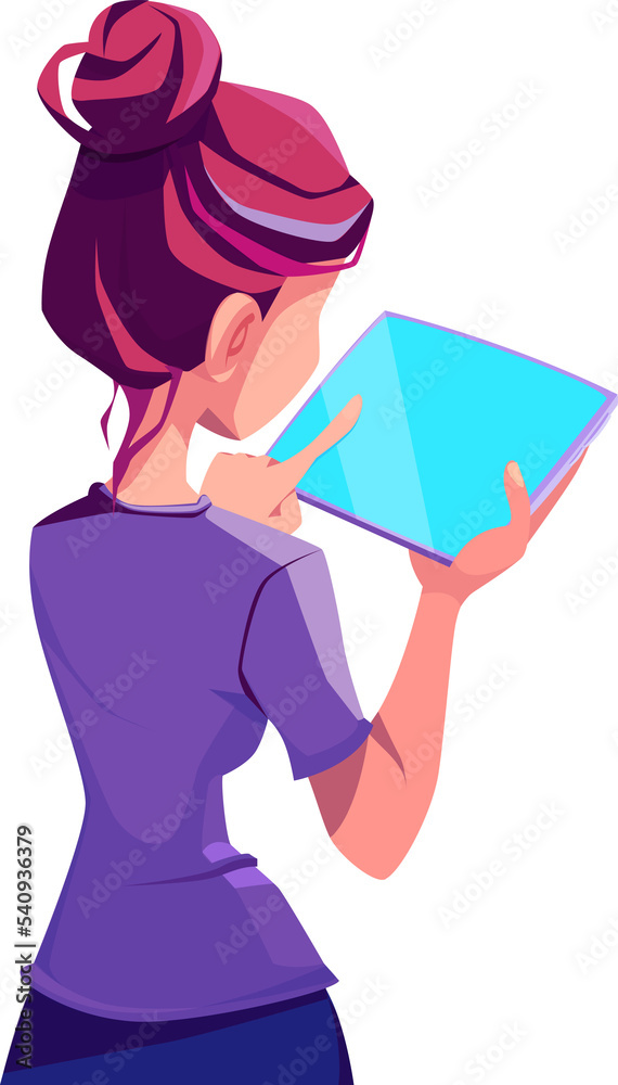 Girl, tablet Girl, tablet