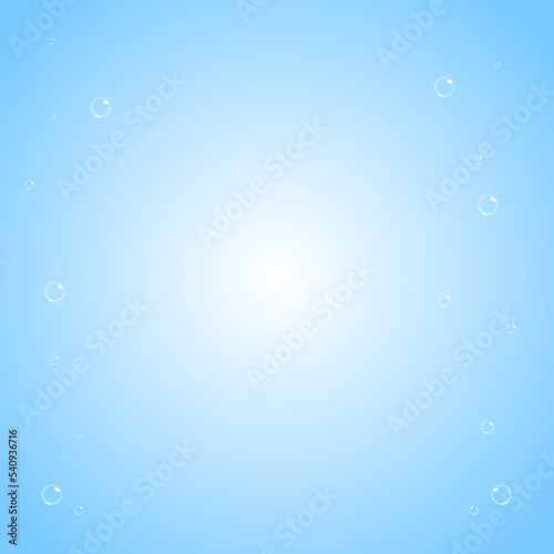 Wallpaper Mural Bubbles blue background Torontodigital.ca