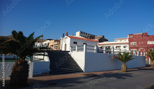 Fototapeta Naklejka Na Ścianę i Meble -  Buildings in Puerto de la Cruz on the island of Tenerife