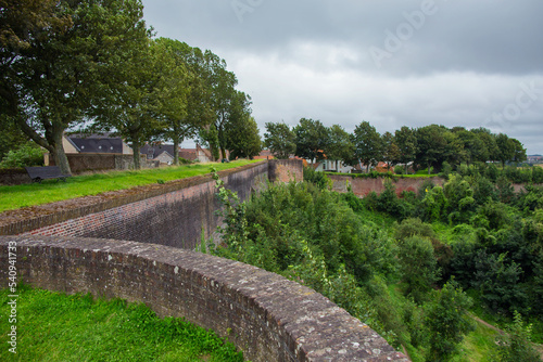 Defensive walls around Montreuil sur Mer, France