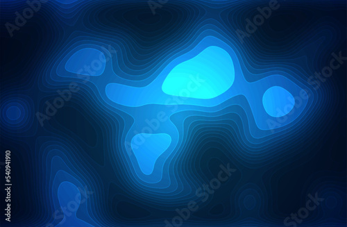 Abstract topographic contour in lines and contours
