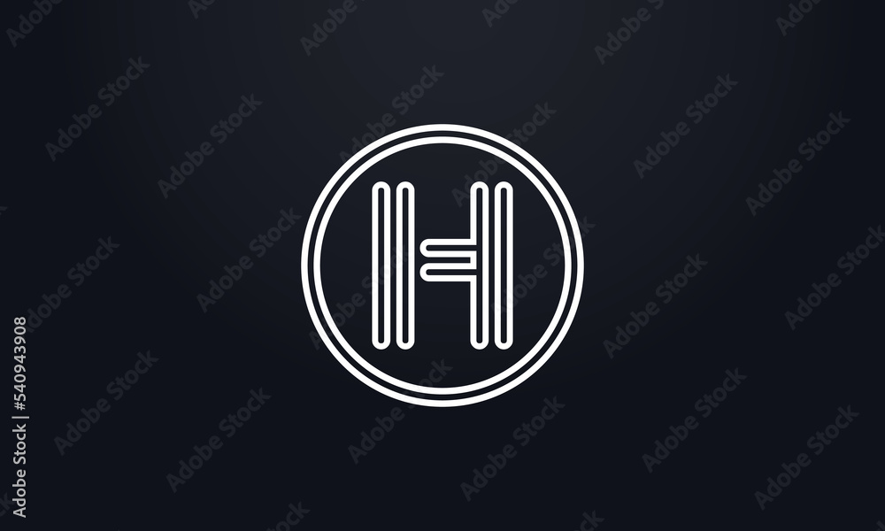 Circle and line logo vector with circle and unique 2d flat icon symbol for brand and business logo letters and alphabets Circle and line logo vector with circle and unique 2d flat icon symbol for brand and business logo letters and alphabets