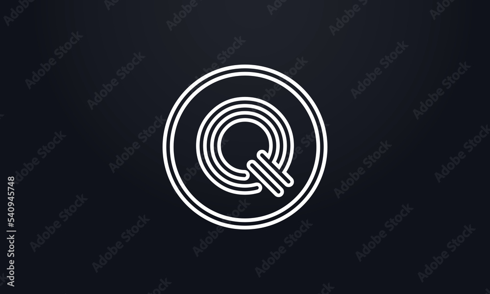 Circle and line logo vector with circle and unique 2d flat icon symbol for brand and business logo letters and alphabets Circle and line logo vector with circle and unique 2d flat icon symbol for brand and business logo letters and alphabets