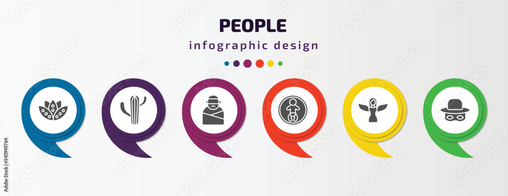 people infographic template with icons and 6 step or option. people icons such as bohemian, argentina, kidnapping, baby zone, grace, zorro vector. can be used for banner, info graph, web, people infographic template with icons and 6 step or option. people icons such as bohemian, argentina, kidnapping, baby zone, grace, zorro vector. can be used for banner, info graph, web,