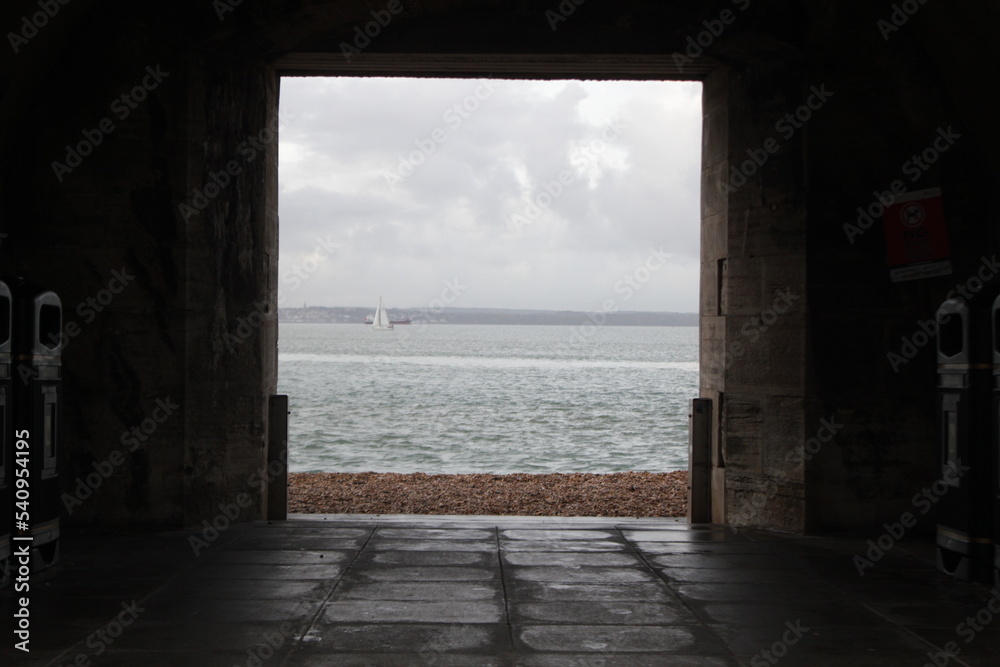 entrance to beach