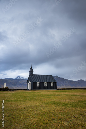 Budakirkja black churck in Budir, Iceland