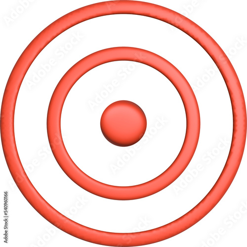 3d rendering target icon. Illustration with shadow isolated on white. Free Download 3d rendering target icon. Illustration with shadow isolated on white. - GFXLoad