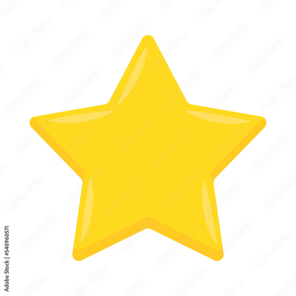 Star Sign Emoji Icon Illustration. Winner Vector Symbol Emoticon Design ...