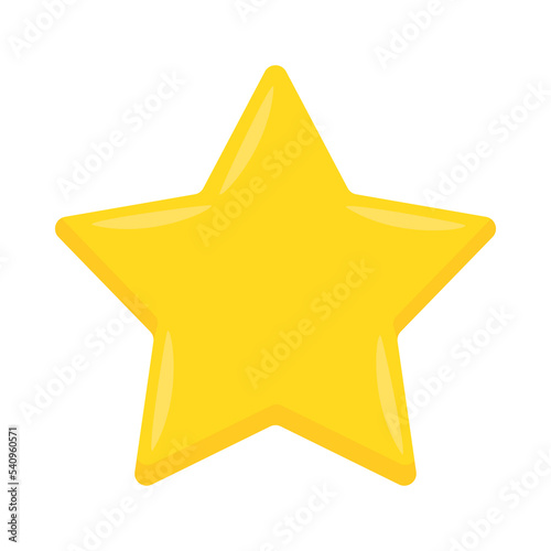 Star Sign Emoji Icon Illustration. Winner Vector Symbol Emoticon Design Clip Art Sign Comic Style.