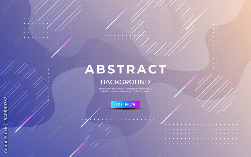 Fototapeta premium modern abstract purple brown soft dynamic geometric shape composition color background. eps10 vector