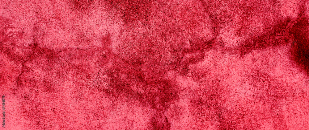 Red horror wall background. grunge halloween wall for background