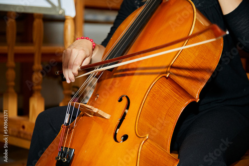 violonchelo, instrumento, cuerdas photo