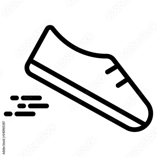 shoe run icon