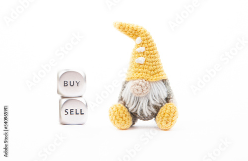 image of wool toy sell buy cube white background  photo