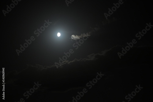 Fototapeta Naklejka Na Ścianę i Meble -  moon light rays, ksiezycowe swiatło