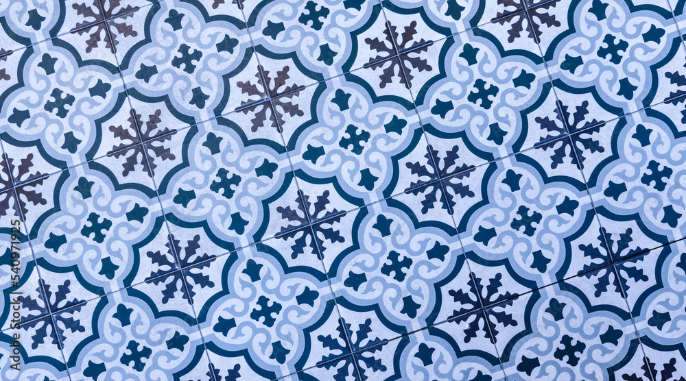 Blue floor and wall tiles, ceramic retro tiles pattern abstract background. Blue floor and wall tiles, ceramic retro tiles pattern abstract background.