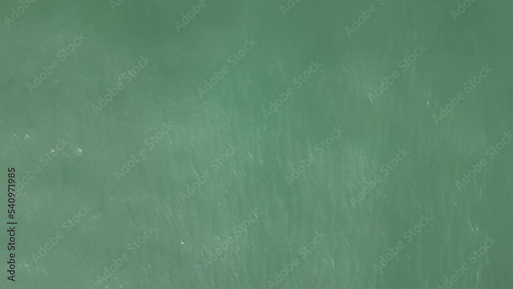 Aerial birdseye shot of the sea with a surfer swimming towards the coast in miraflores in peru with view of buildings and a highway along the rocks Aerial birdseye shot of the sea with a surfer swimming towards the coast in miraflores in peru with view of buildings and a highway along the rocks