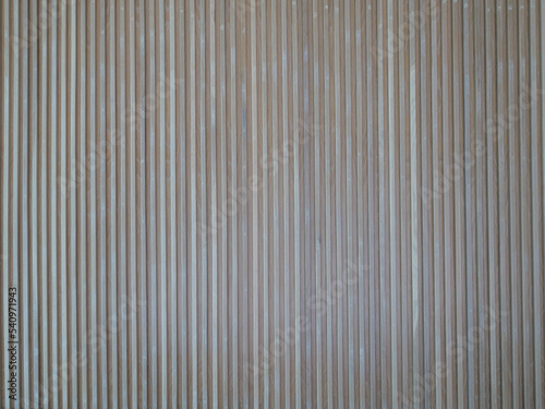 Fototapeta Naklejka Na Ścianę i Meble -  Wooden slat wall with wooden background