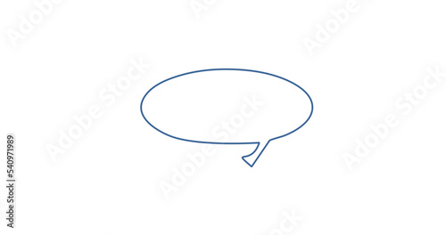 abstract minimalistic talk window icon, transparent background, Simple light shape basic shape for science, subject cut out for editing and overla photo