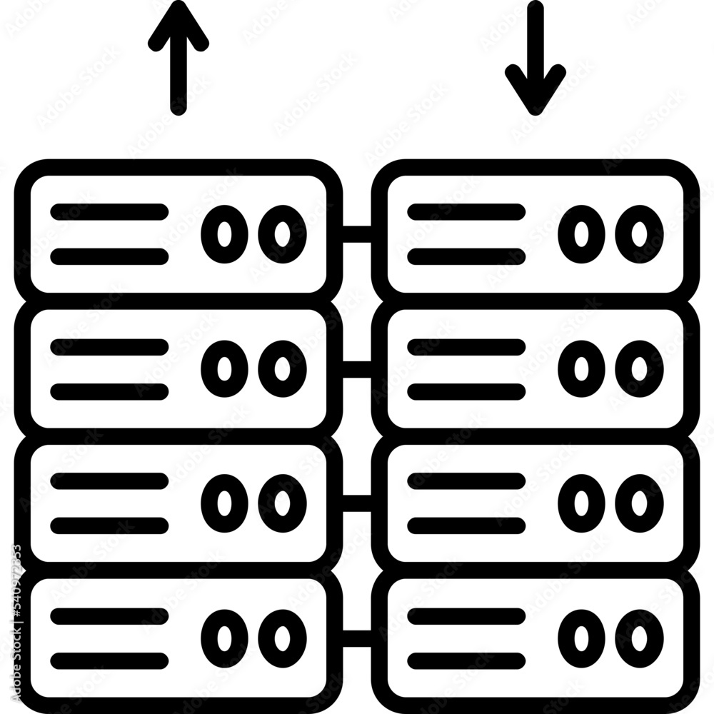 Data Center Icon Data Center Icon