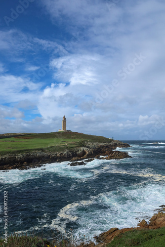 Ocean landscape A Coruña