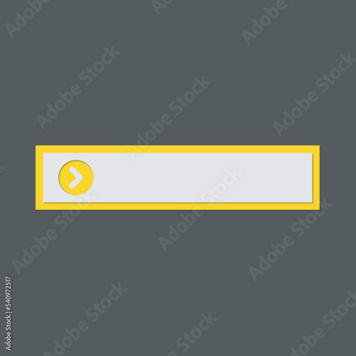 White and Yellow Button Text Box 4