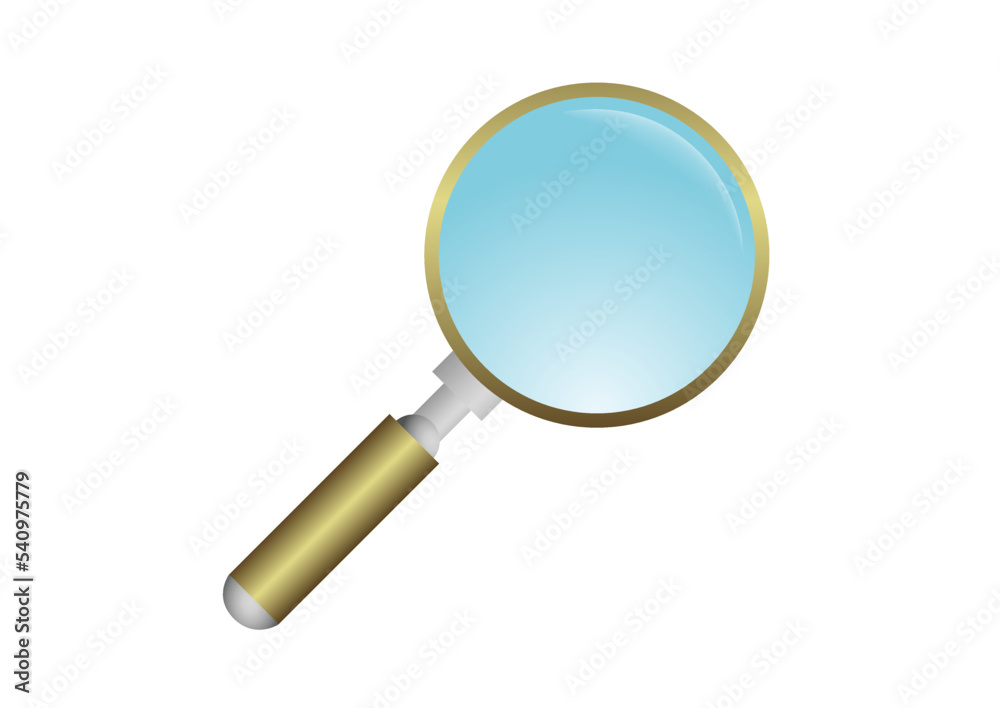 Magnifying glass isolated on white background Magnifying glass isolated on white background