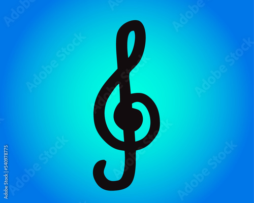 music note symbol vector